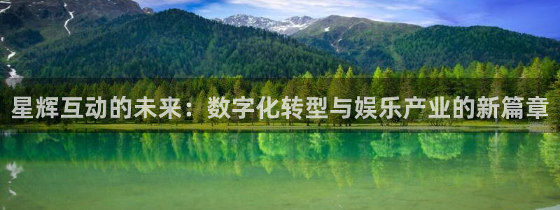大满贯棋牌官网：星辉互动的未来：数字化转型与娱乐产业的新篇章