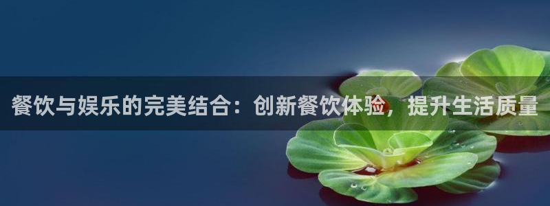 大满贯棋牌官网下载：餐饮与娱乐的完美结合：创新餐饮体验，提升生活质量